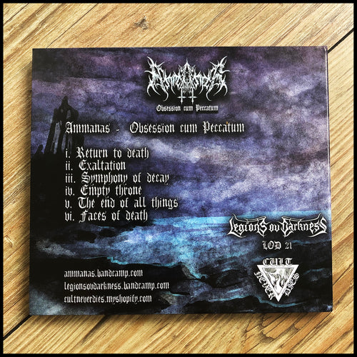 AMMANAS: Obsession cum Peccatum CD digipack (Russian black metal) *new, sealed*